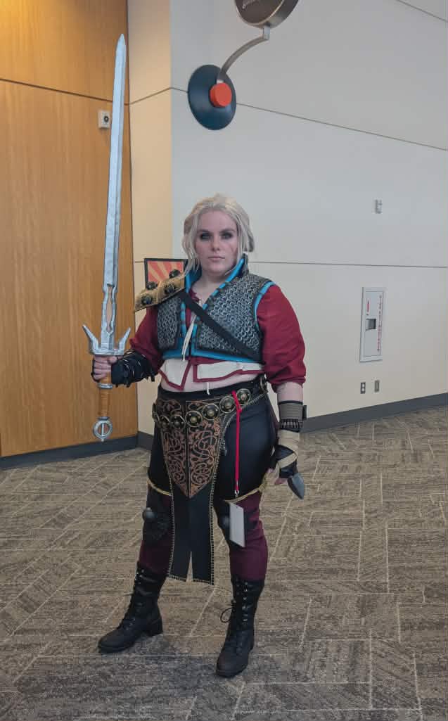 Cosplayers sharing costume projects and techniques